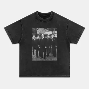 THE SOPRANOS T-shirt, Unisex Vintage Crew Neck Regular Fit Cotton Fabric Casual Comfort Breathable Short Sleeve Funny T-shirts Fashion Men&Women's Top for Streetwear 020302