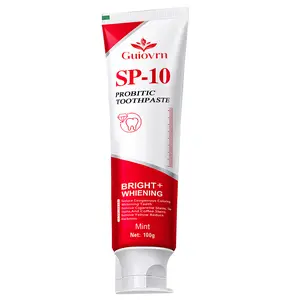 SP-10 Probiotic Whitening Toothpaste,Advanced Whitening Formula with Probiotics,Mint Flavor for Fresh Breath,Fluoride-Free,Removes Plaque, Protects Enamel,Perfect for Family Oral Care