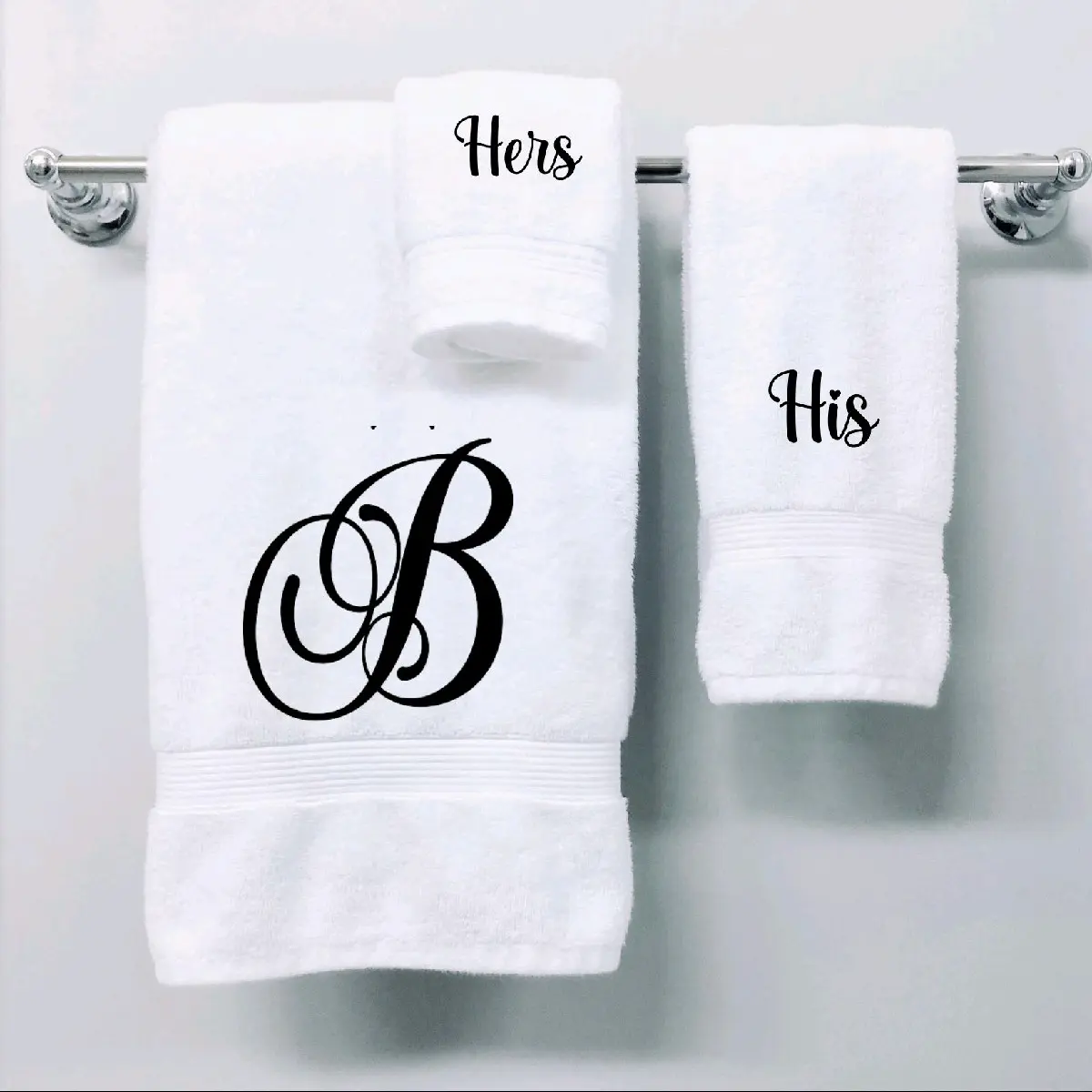 Customized bath towels