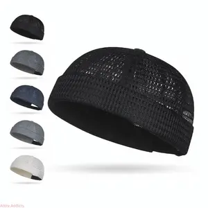 New Summer Large Mesh Breathable Skullcap For Men Women Adjustable Hip Hop Yuppie Flat Cap Daily Wear US Design