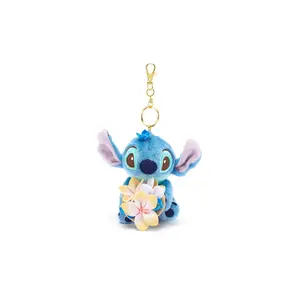Disney Store Stitch Summertime Plush Keychain Bag Charm – Lilo & Stitch – 5'' – Disney Store Japan