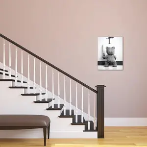 Ted Teddy Bear Toys Humor Beer Sadic Tv Movie Film Poster Canvas painting