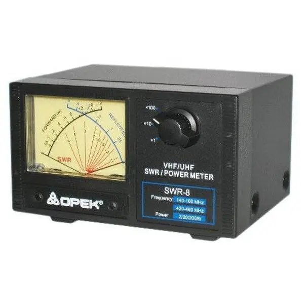 Opek Technologies SWR-8L VHF UHF SWR and Power Meter with LED Backlight