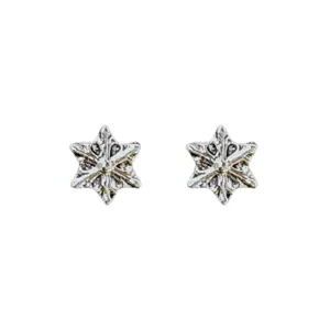 7mm Mini Six-pointed Star Stud Earrings for Men Women Streetwear Hip Hop Punk Unisex Earrings