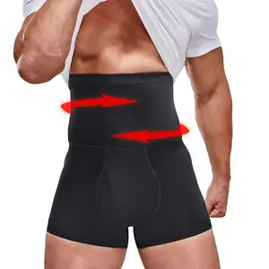 Mens Shapewear Tummy Control Underwear Compression Shorts Body Shaper Leg Boxer Briefs
