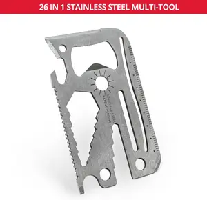 Wallet Wizard  26 Functions Wallet Wizard Multi-Use Tool, 1.2mm Thickness