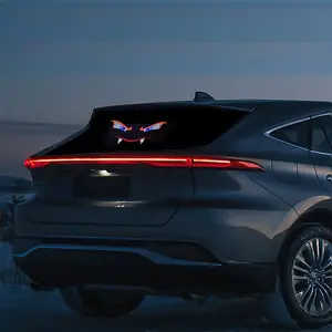 FCCEMC Devil's Eye Car LED Light Back Window Auto Exterior Decorative Lamps Car Expression Lights Display Signal Lights With USB Plug Led Backlights