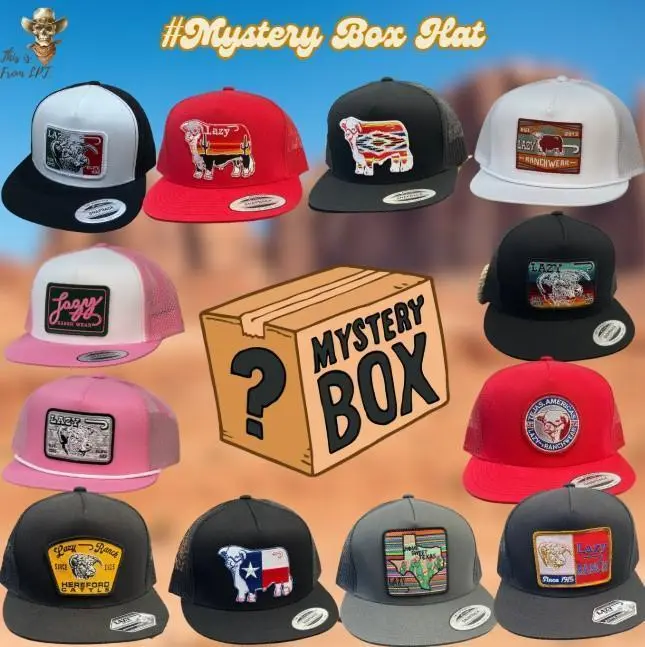 [ BUY 2 FOR 1 PRICE ] Random sent Western Lazy J Hat ! Lazy J Ranch Wear Western Black Trucker Cap ,Lazy J Mens Mexico Elevation, Lazy J Mens 4 Diamond Hereford,Lazy J Mexico Logo White Black Mesh, Lazy J Ranch Wear Classic Arrowhead Black Trucker Cap