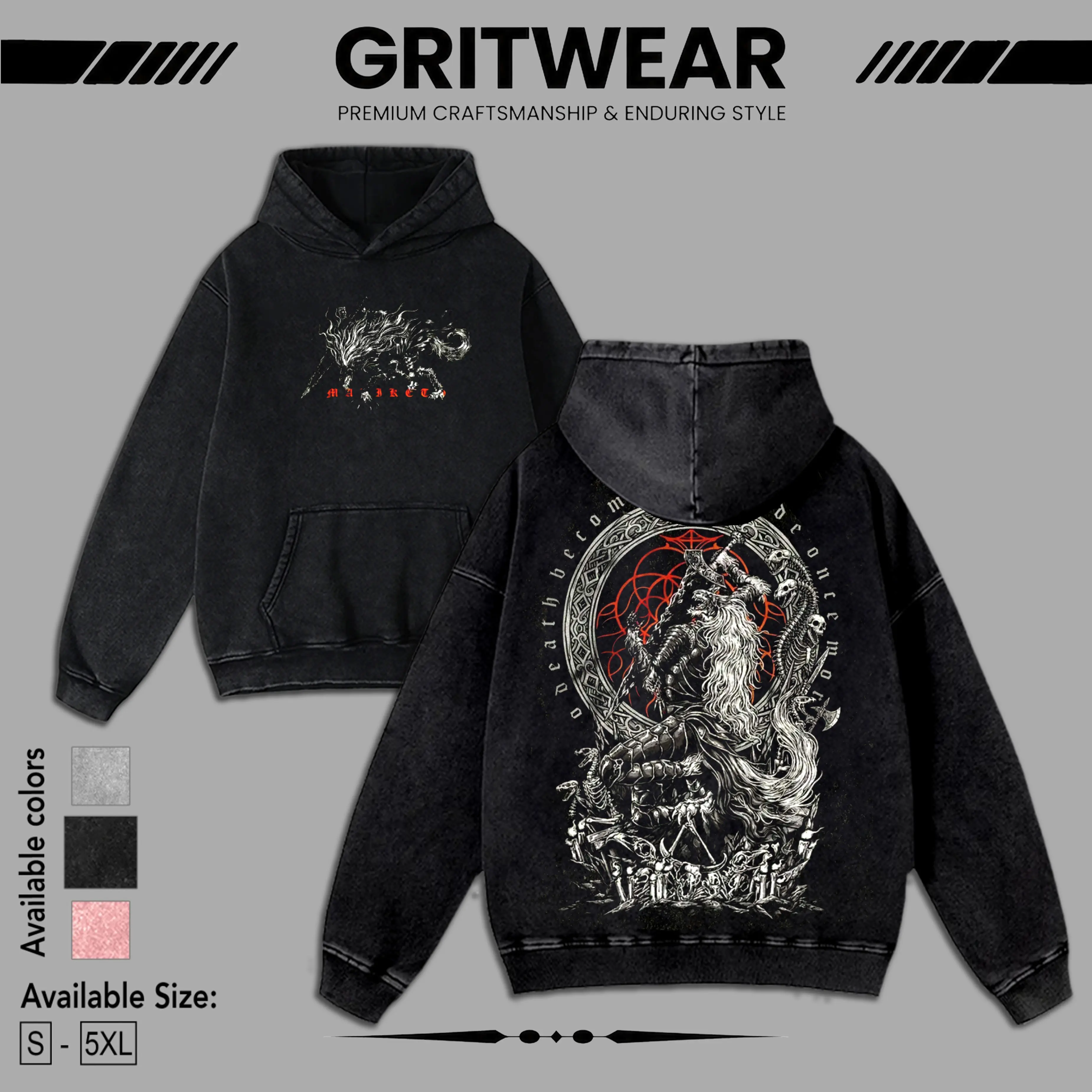 Maliketh The Black Blade Vintage Washed T-Shirt, Elden Ring, Dark Souls, Bloodborne, Warrior Shirt, Demon Hoodie, Tarnished Tshirt, Soulsborne, Maliketh Boss Top graphic tee