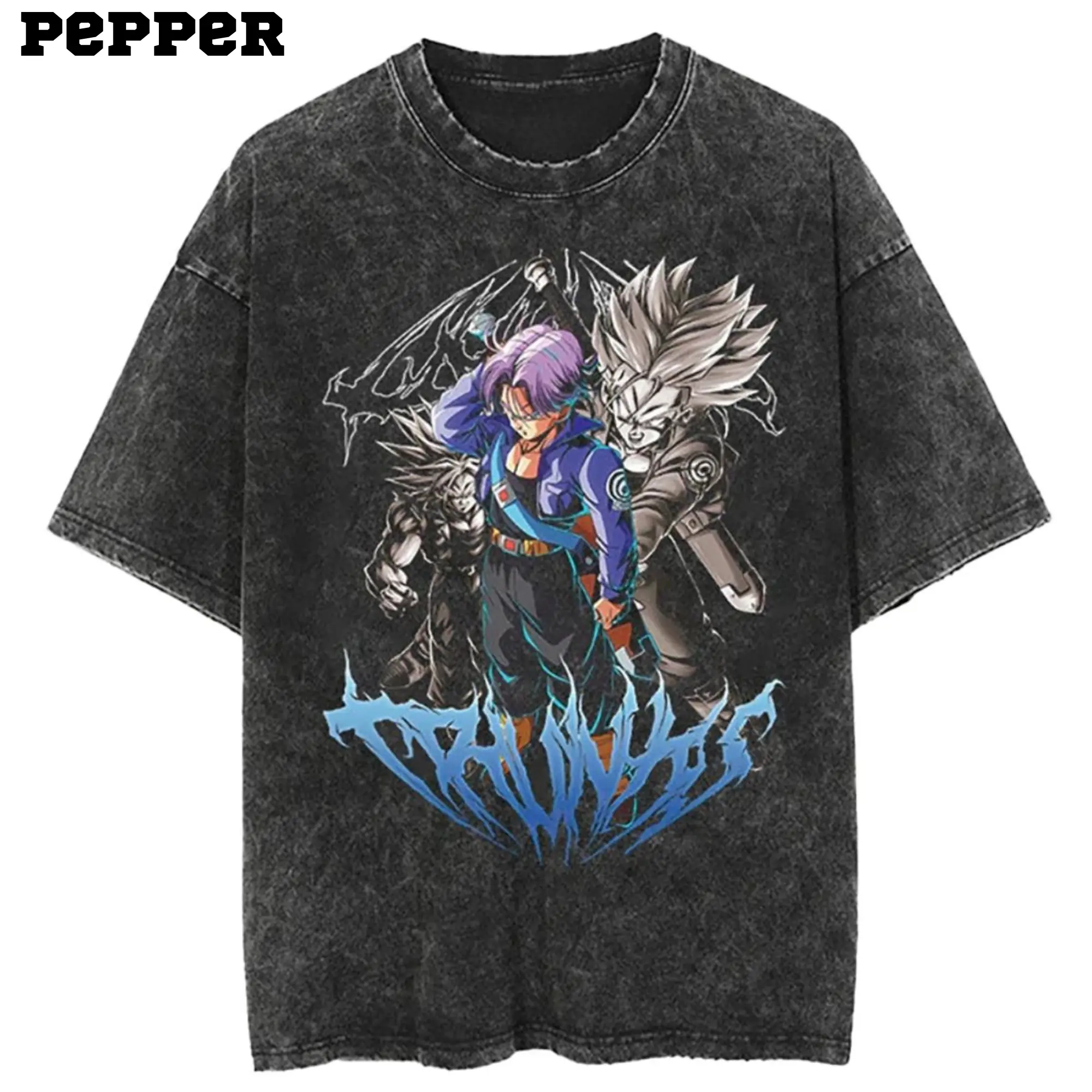 Trunks T-shirt, Dragon Ball Trunks Shirt, Dragon Ball Merch, Anime Shirt, Graphic Tee Menswear Top Underwear Tshirt Streetwear Tropical