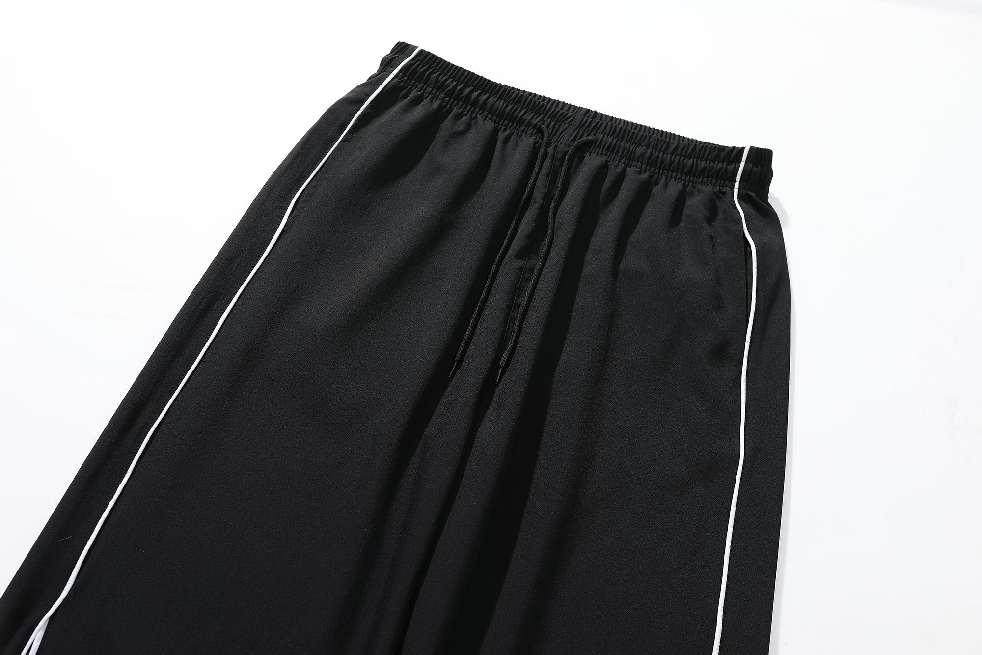 Men’s casual athletic pants, loose straight cut, quick-drying and lightweight, outdoor jogging pants, new for summer