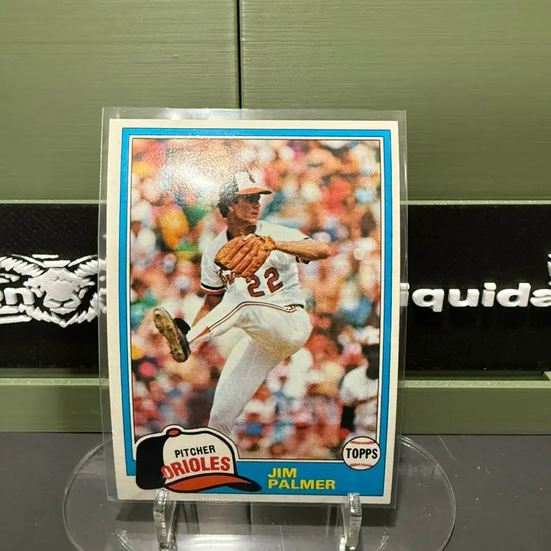 Topps 1981 #210 Jim Palmer HOF Orioles Baseball Card - Pitcher Orioles Trading Card