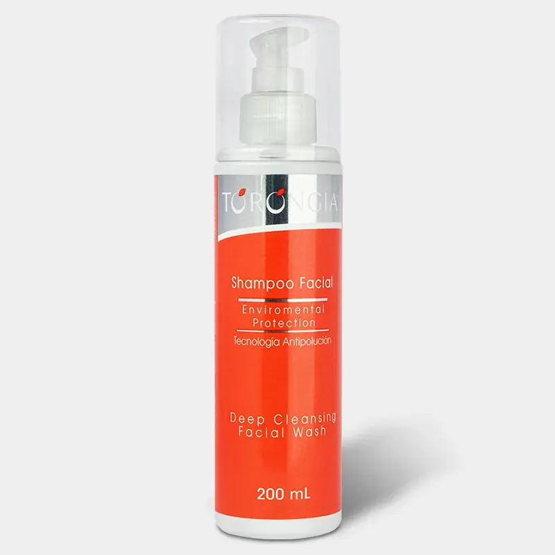 TÓRONGIA Facial Shampoo 200 mL - Deep Cleansing Anti-Pollution Formula with Botanical Ingredients for Oily Skin