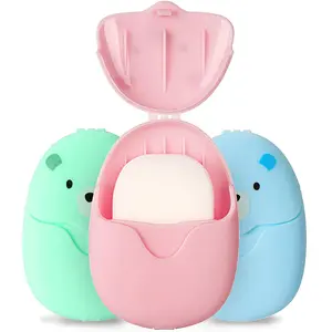 3 Boxes (150 sheets) Soap Paper Sheets Portable Disposable Travel Scented Bath Slice Sheet Foaming Paper Soap Confetti Slide Flakes for Travel, Hand Soap, Indoor, Outdoor, Camping Hiking.