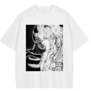 Berserk Griffith King of Dreams Shirt, Anime Dark Fantasy Graphic Tee, 2-Sided Oversized T-Shirt, Gothic Manga Streetwear Shirt, Retro Anime Tee, Gift for Men Women, Crew Neck T-shirt, Trending T-shirt