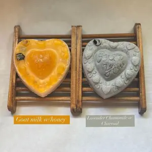 Goat Milk Honey Charcoal Oatmeal Soap - Facial Skincare with Lavender Chamomile & Charcoal Variants