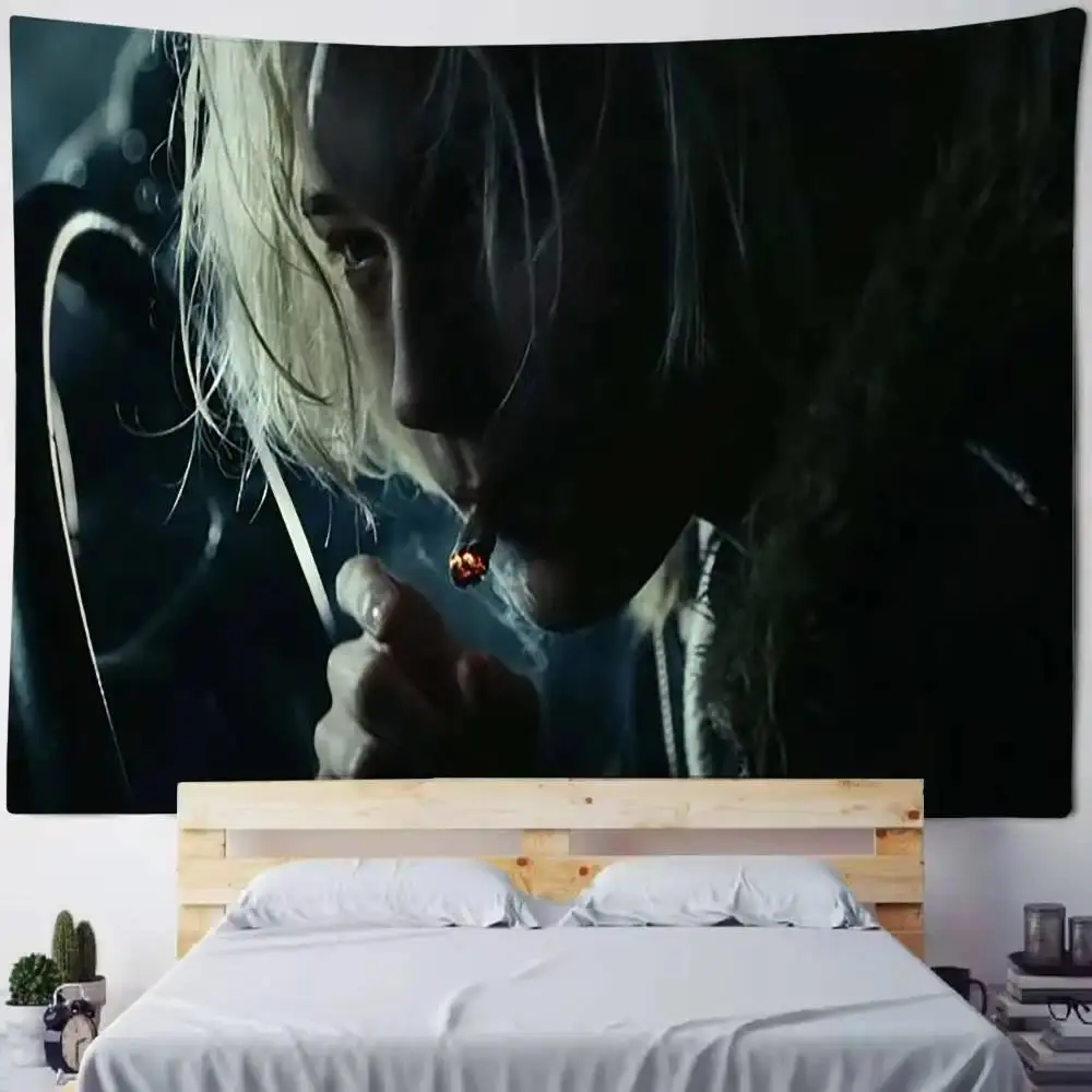 Nettspend Rapper Hip Hop Music Print Wall Hanging Tapestry - Lightweight Aesthetic Home Decor, Cool Photo Backdrop Cloth Art for Bedroom, Ideal Gift for Love, Friends, Family, Beach Use