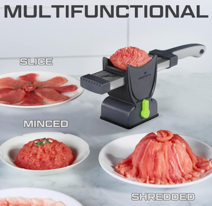 【ONCE FOR ALL】 Meat Slicer Cleaver Kitchen Knife Set For Meat Slicing Shredding