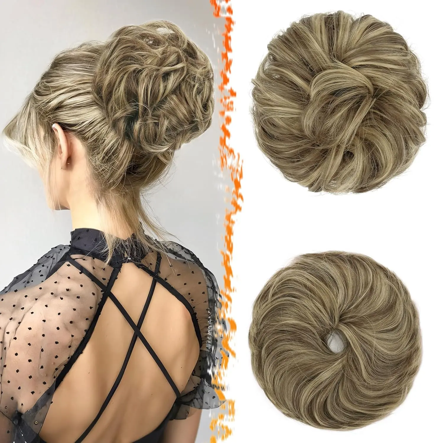 Medium Brown with Blonde