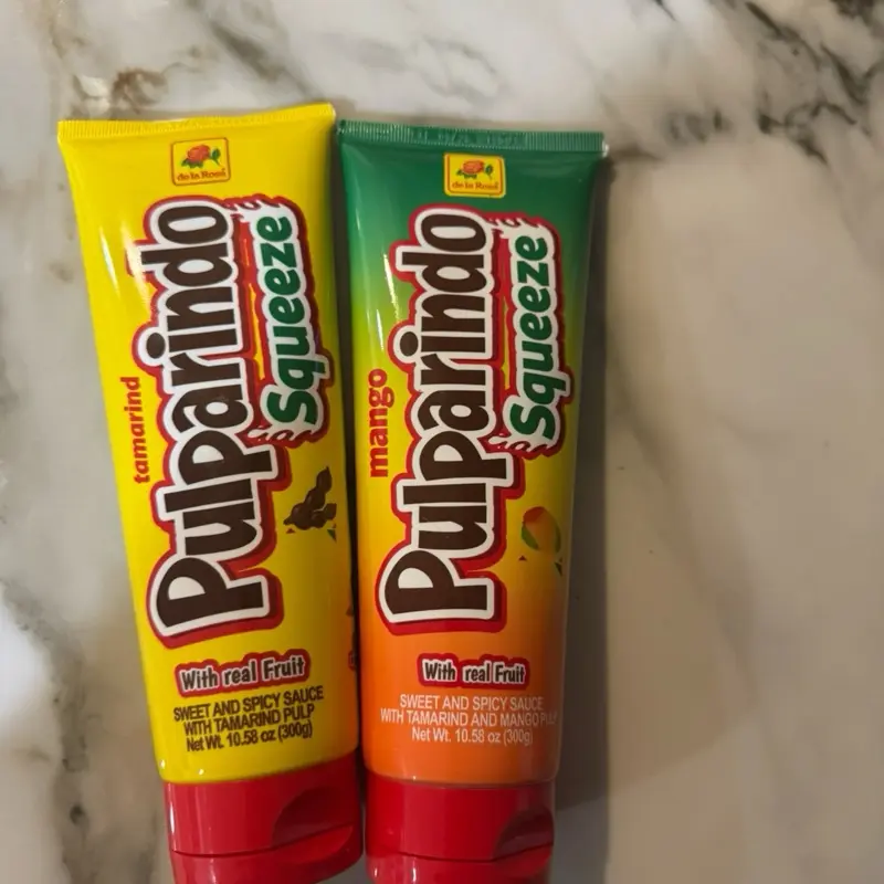 Pulparindo Chamoy Tamarindo tubo squeeze Pulparindo Chamoy Tamarindo tubo squeeze