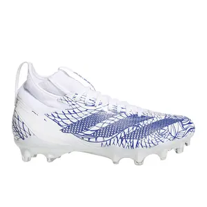 adidas Mens Adizero Impact Exotic Speed Football Sneakers Shoes - Blue, White adidas Mens Adizero Impact Exotic Speed Football Sneakers Shoes - Blue, White