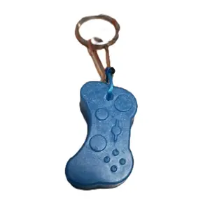 Replica Controller Keychain - Compact Rounded Design for Easy Carrying High-Quality Materials Stylish Durable Accessory for Gamers Ideal for Daily Use