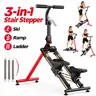 YOLEO Steppers for Exercise at Home, Adjustable Stair Stepper with 3 Workout Modes,Folding Cardio Stair Master with Ski Simulation Mode & Oversized Pedal,90% Pre-Assembled Stair Climber with Handlebar