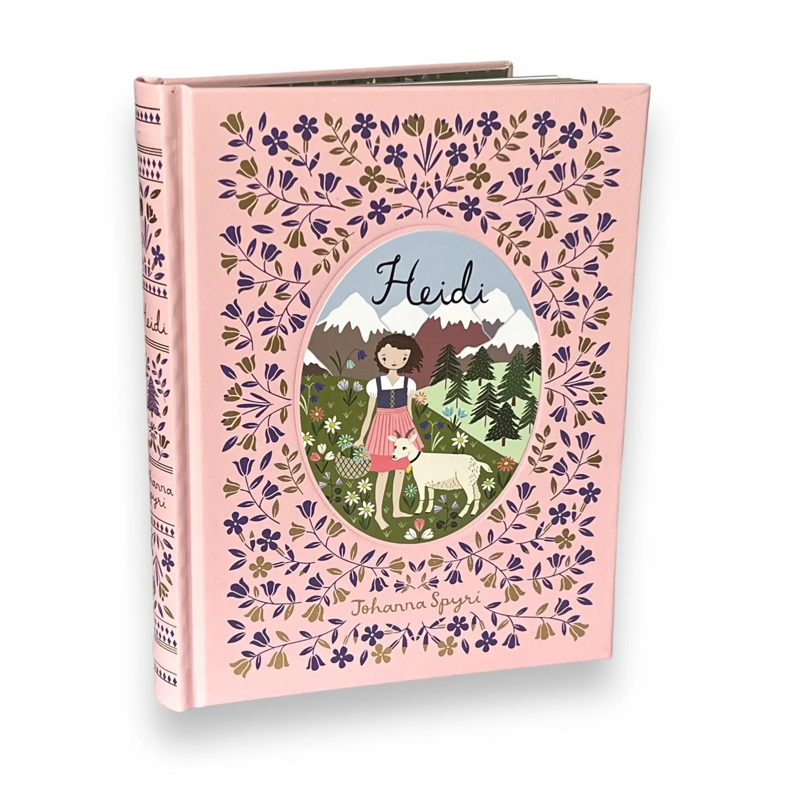 Heidi by Johanna Spyri - Collectible Illustrated Leather Bound Hardcover
