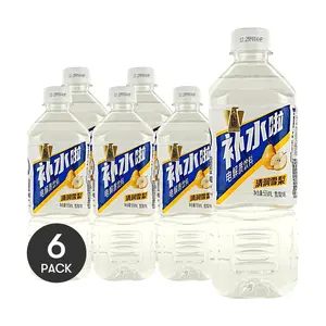 Dongpeng 6 Pack Clear Pear Drink 18.77 fl oz Each - Chinese Herbal Beverage, Throat Soothing, Cooling & Refreshing