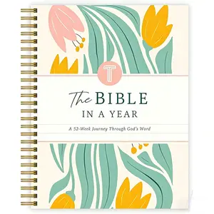 2026 The Bible in One Year| 52 Week Guided Bible Study & Daily Reading Plan| Spiritual Companion & Journal for Adults & Teens| 8.5" x 11" Notebook faith-inspiring book