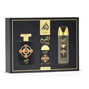 Al Qiam Gold Gift Set by Lattafa Pride – Unisex | 100 ml / 3.4 fl oz + Extras