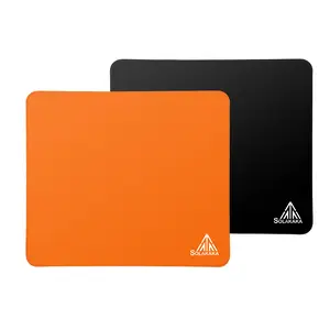 SOLAKAKA EP9 Black FPS Gaming Mouse Pad 4MM Thick 17.7"x15.7" Micro-Woven Precision Surface Non-Slip Rubber Base Stitched Edge for FPS MOBAs RTS MMO summervibes
