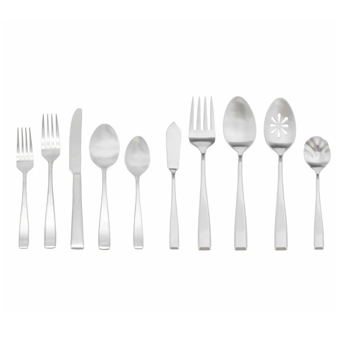 Godinger Wayland Matte 18/10 Stainless Steel 45-Piece Flatware