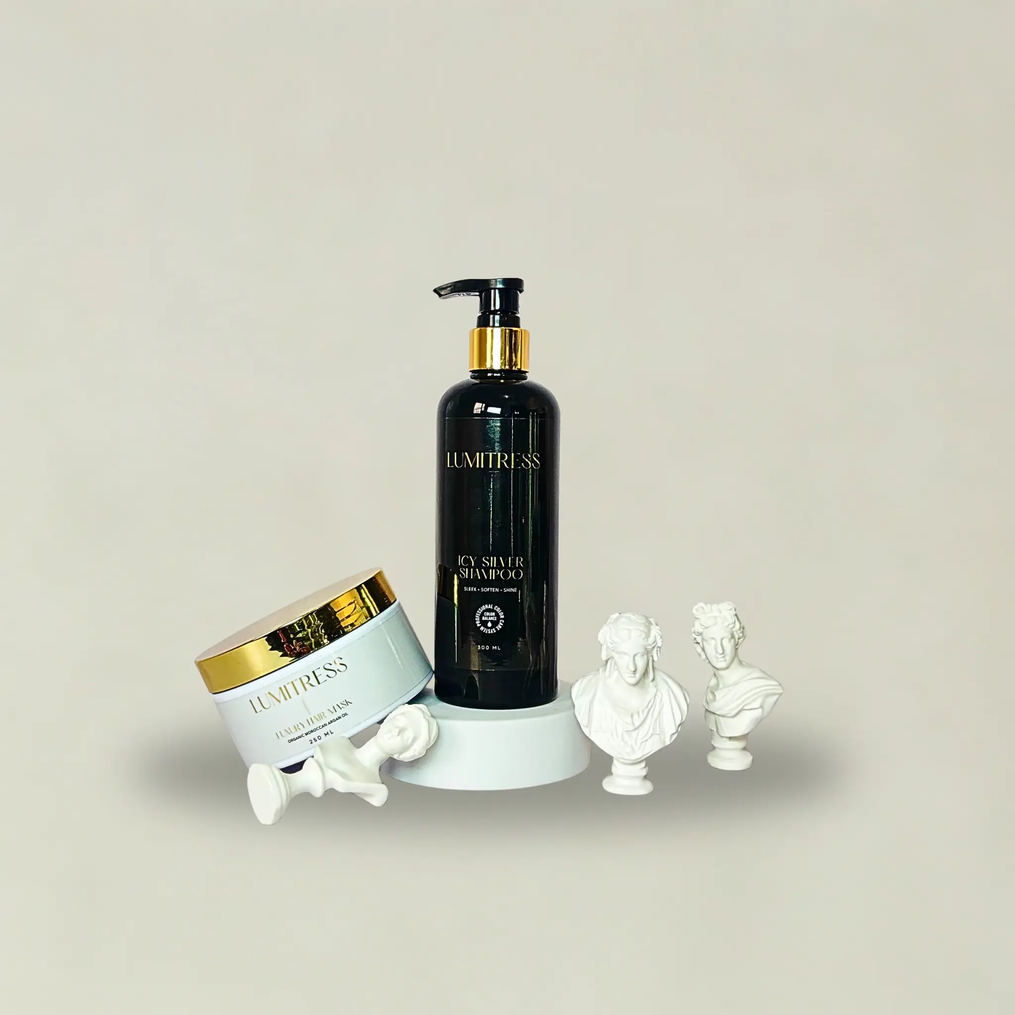 LUMITRESS Silver Lux Revival Duo – Toning Shampoo & Deep Repair Hair Mask for Cool Blonde & Silver Hair