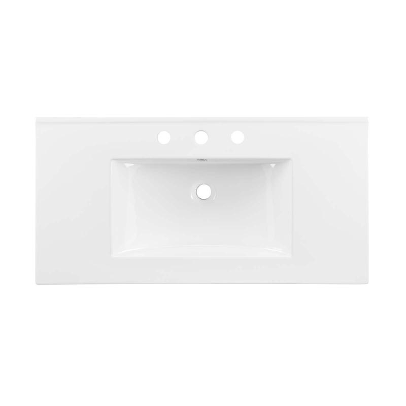 Modway Cayman 36" Bathroom Sink in White