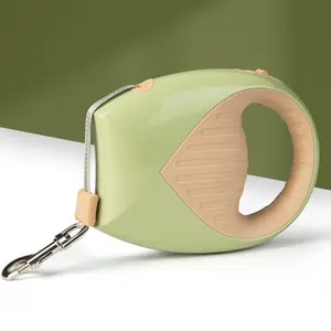 Multiple pet cat and dog automatic retractable leashes for outdoor pet walking, portable and easy to use