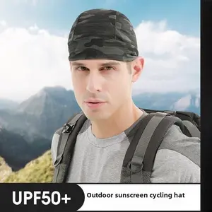 UPF50 + Cooling Skull Cap: Ride & Run Protected Quick-Drying Men's and Women's Summer Ice Silk Lined Hat