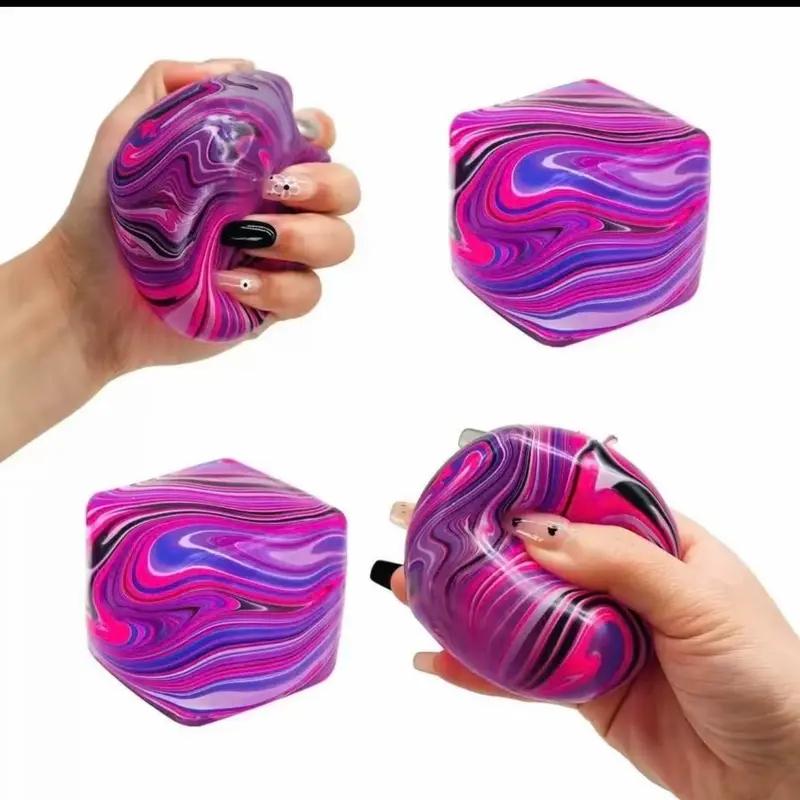 Same Pattern Ice Cube Squeeze Toy, Stress Relief Cubic Block, Maltose Squeeze Fun, Perfect for Relaxing Moments