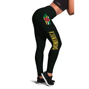 Dominica Leggings Map