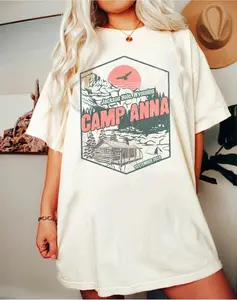 Camp Bachelorette Shirt - Custom Camping Bachelorette Party Shirts,  Mountain Bride Tee, Retro Lake Theme, Bridal Party Gifts, Hiking Tees