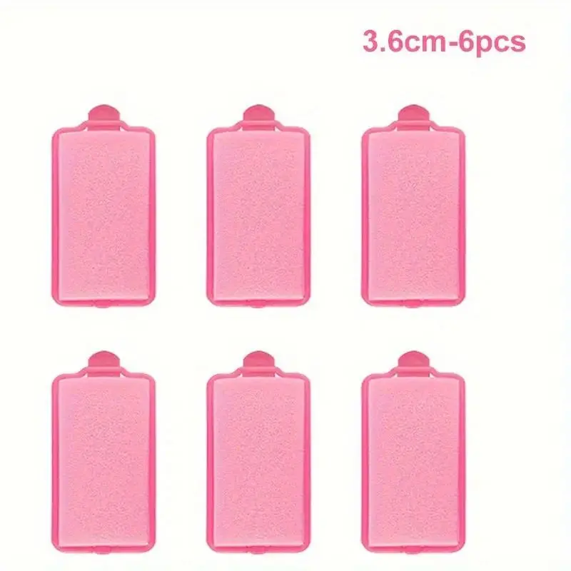 6pcs Large Sponge Hair Rollers 6pcs Large Sponge Hair Rollers