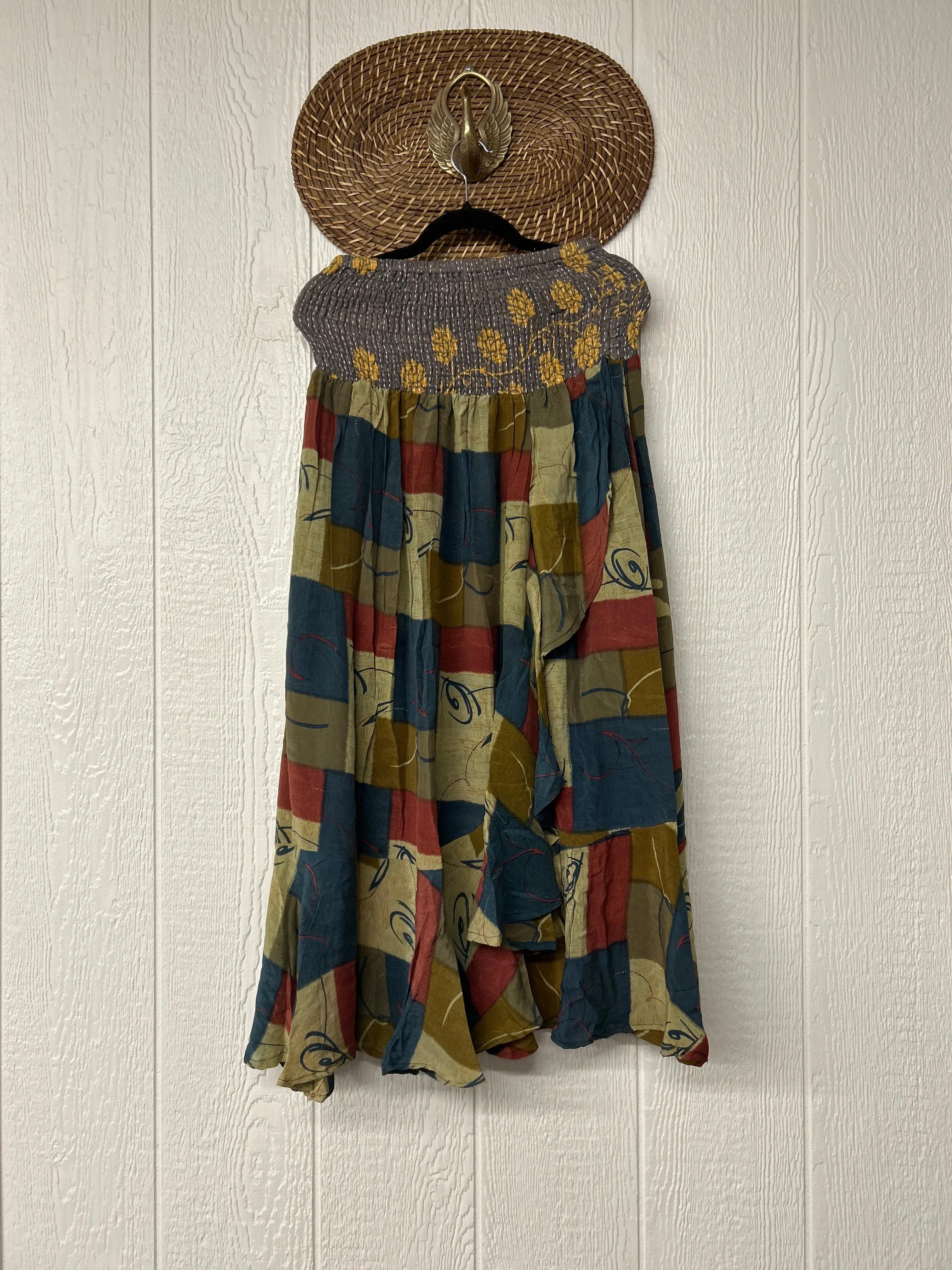 Crepe Sari Inner Peace Wrap Skirt 0626 103