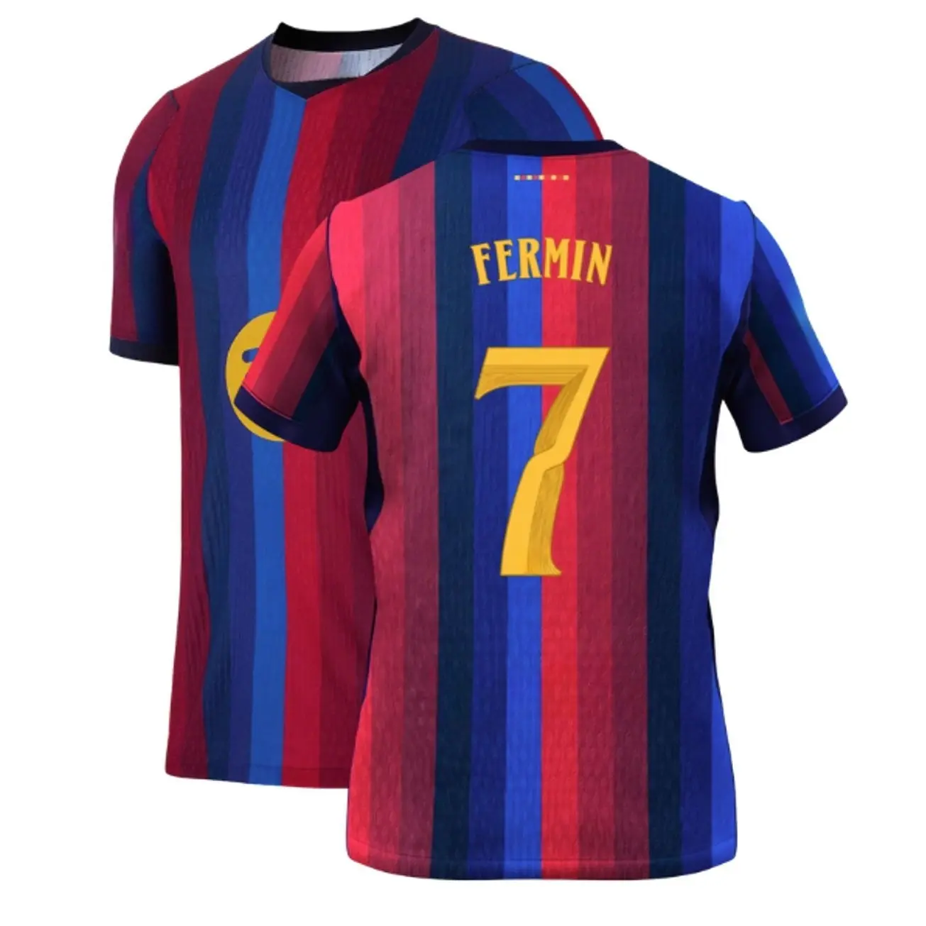 Unisex Collectible Sports Apparel Fermin 2026-2027 New Home Player Jersey - Spain League