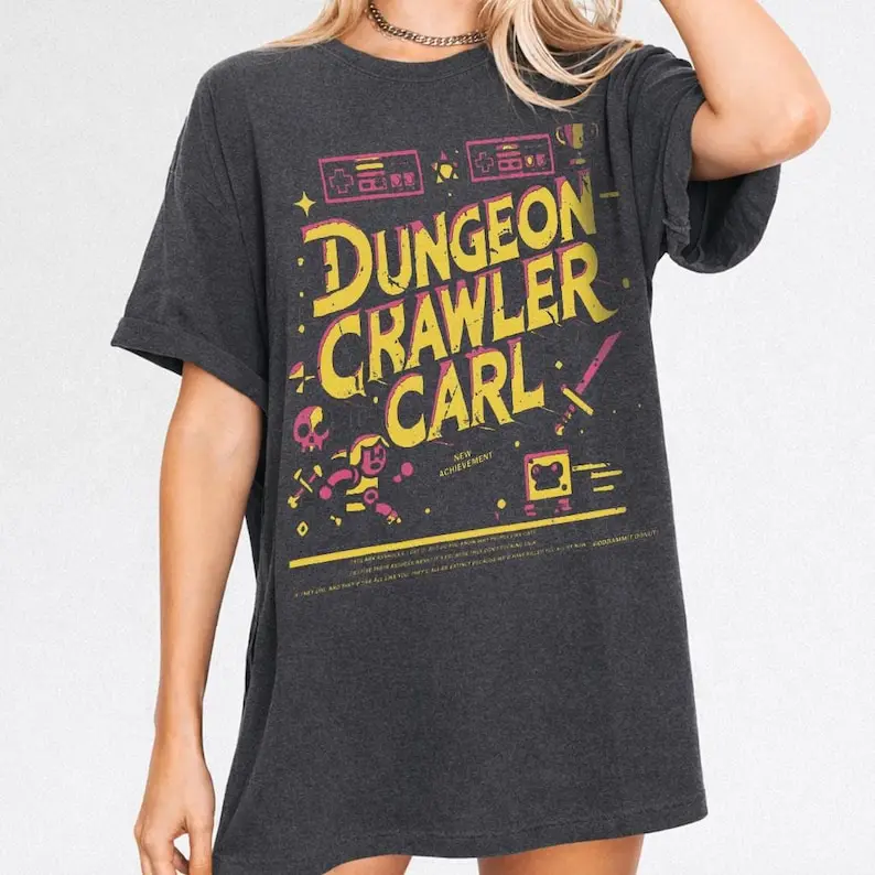Limited Novelist Dungeon Crawler Carl Shirt, Novelist Graphic Tee, Novel Lover Gift Tee, Vintage Tee