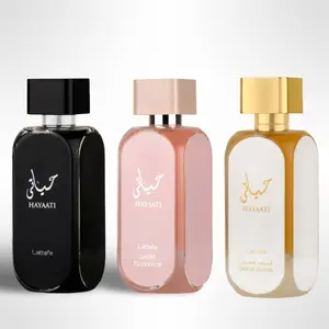 Lattafa Hayaati + Hayaati Florence + Hayaati White Eau de Parfum Bundle – 3 x 100ml (3.4 fl oz) – Complete Signature Fragrance Set