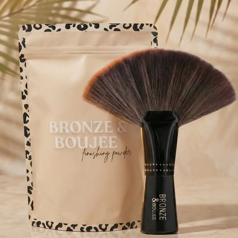Bronze and Boujee Brush/Drying Finishing Powder Bundle For Sunless Tanning 6oz