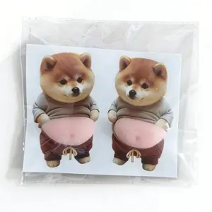 Cute Dog Sticker Set, Fun & Decorative Design, Perfect Gift for Pet Lovers, Durable Material, Easy Application