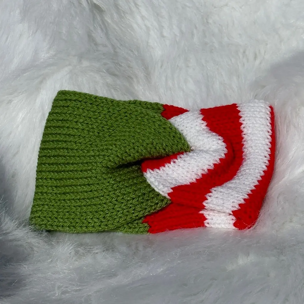 Knitted ear warmers