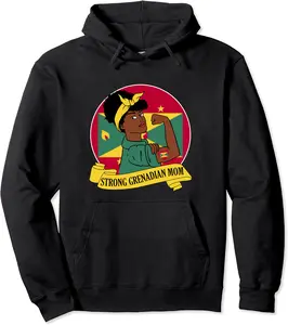 Grenadian Mom Mothers Day Strong Antigua Grenada Mother Pullover Hoodie - Margaritahe Shop 34B0CXF36759