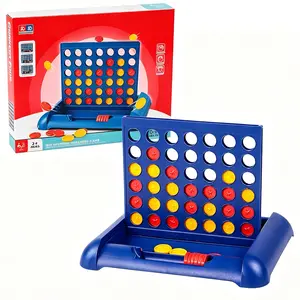 4 in a Row Connect Game, Travel Board Games for Kids Adults, Get 4 in a Row to Win - 8.7 x 7.4 inches（Blue）